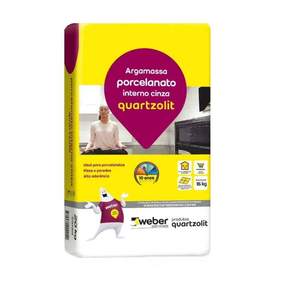 ARG P/PORCELANATO INT CZ 15KG