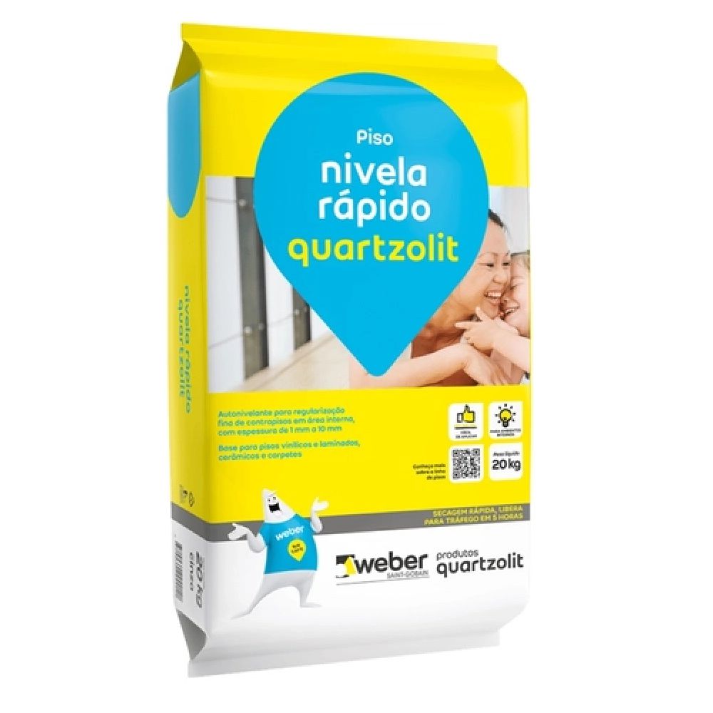 NIVELA PISO CINZA SC 20KG (PISO VINILICO) QUARTZOLIT