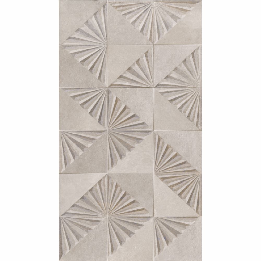 PISO RET 33X60 ORIGAMI GRAY RT5783 CX 2.34 M²