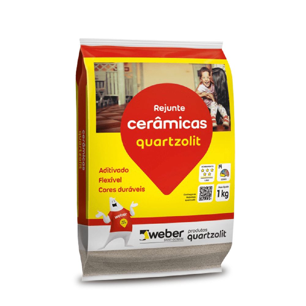 REJUNTE FLEX MARROM TABACO 1KG QUARTZOLIT