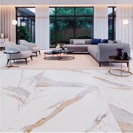 Calacata Oro Satin 90x90 Retificado cx 2,40