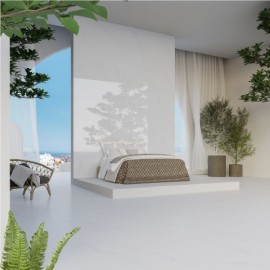 Santorini Bianco Satin 90x90 Retificado