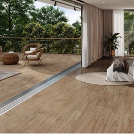 Tavola Castano  20X120 Retificado