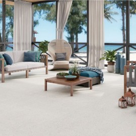 Terrazzo Veneziano Avorio 90x90 Retificado