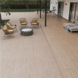 Travertino Navona EXT 90x90 Retificado cx 2,40